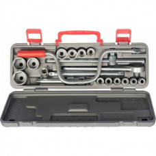 Инструмент шоферский НИЗ №3, 19 предм., 1/2?, Набор торцовых головок в пластиковом кейсе (2761-30)