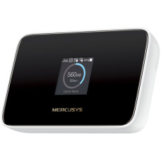 Мобильный роутер Mercusys MT115 4G/LTE Wi-Fi 802.11n Wi-Fi 287Мбит/с, 4G LTE 150Мбит/с, UL 50Мбит/с, 2,4 ГГц чёрный
