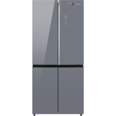 Холодильник WEISSGAUFF WCD 590 NoFrost Inverter Premium EcoFresh Dark Grey Glass