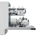 Посудомоечная машина HAIER HDWE14-593RU Посудомоечная машина HAIER HDWE14-593RU