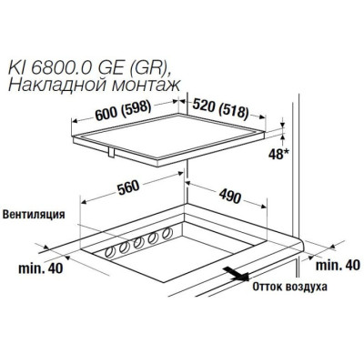 Варочная панель KUPPERSBUSCH KI 6800.0 GE Варочная панель KUPPERSBUSCH KI 6800.0 GE