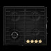 Газовая поверхность MAUNFELD mghe.64.74rig_black enamel (черная эмаль (антрацит)+золото)