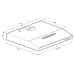 Вытяжка KRONA JESSICA slim 500 white push button Вытяжка KRONA JESSICA slim 500 white push button