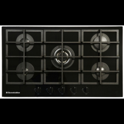 Газовая поверхность ELECTRONICSDELUXE GG51130245F TC-000 стекло черное Газовая поверхность ELECTRONICSDELUXE GG51130245F TC-000 стекло черное