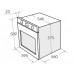 Встраиваемый электрический духовой шкаф MAUNFELD MEOH 6711WS