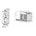 Духовой шкаф MEFERI MEO607BK MICROWAVE Духовой шкаф MEFERI MEO607BK MICROWAVE
