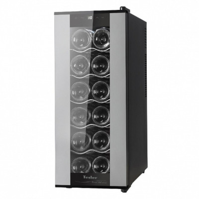 Винный шкаф TESLER WCV-120 SILVER Винный шкаф TESLER WCV-120 SILVER