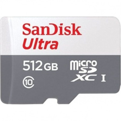 Карта памяти SanDisk Ultra microSDXC 512GB 100MB/s SDSQUNR-512G-GN3MN Карта памяти SanDisk Ultra microSDXC 512GB 100MB/s SDSQUNR-512G-GN3MN