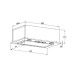 Встраиваемая вытяжка HOMSair Camelia 60 нержавейка Встраиваемая вытяжка HOMSair Camelia 60 нержавейка