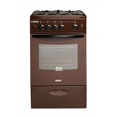 Газовая плита Reex CG-54997 eBn коричневый Газовая плита Reex CG-54997 eBn коричневый