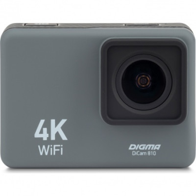 Экшн-камера Digma DiCam 810 серый