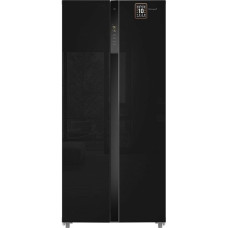 Холодильник WEISSGAUFF WSBS 500 Inverter NoFrost Black Glass