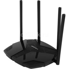 Wi-Fi роутер MERCUSYS MR80X, Wi-Fi 6, AX3000, 2.4/5ГГц, 3 LAN, черный Wi-Fi роутер MERCUSYS MR80X, Wi-Fi 6, AX3000, 2.4/5ГГц, 3 LAN, черный