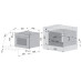 Духовой шкаф V-ZUG Combair V4000 45 C4T-21049 чёрное стекло Духовой шкаф V-ZUG Combair V4000 45 C4T-21049 чёрное стекло