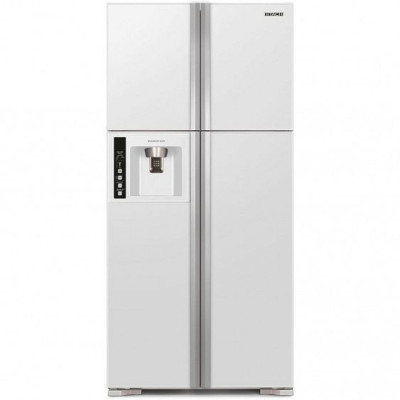 Холодильник HITACHI R-W662 PU3 GPW белое стекло Холодильник HITACHI R-W662 PU3 GPW белое стекло