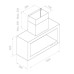 Вытяжка PANDO P-960/100 INOX/BLANCO BRILLO V.1250 ECO SEC Вытяжка PANDO P-960/100 INOX/BLANCO BRILLO V.1250 ECO SEC